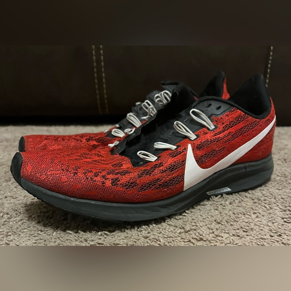 Nike Air Zoom Pegasus 36 Red/Black Georgia Bulldogs Men’s Size 9.5 XE Extra Wide